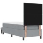 Cama con Base Resortes y Colchón y Banco Gris Claro 80x200 cm Tela | Foro24.es | Tu tienda online para hogar, jardín y más Foro24.es