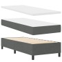 Cama con Base de Muelles con Colchón y Banco Gris Oscuro 80x200 cm Tela | Foro24.es | Tu tienda online para hogar, jardín y más Foro24.es