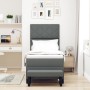 Cama con Base de Muelles con Colchón y Banco Gris Oscuro 80x200 cm Tela | Foro24.es | Tu tienda online para hogar, jardín y más Foro24.es