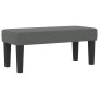 Cama con Base de Muelles con Colchón y Banco Gris Oscuro 80x200 cm Tela | Foro24.es | Tu tienda online para hogar, jardín y más Foro24.es