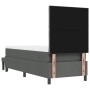 Cama con Base de Muelles con Colchón y Banco Gris Oscuro 80x200 cm Tela | Foro24.es | Tu tienda online para hogar, jardín y más Foro24.es