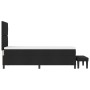 Cama con Box Spring con Colchón y Banco Negro 80x200 cm Tela | Foro24.es | Tu tienda online para hogar, jardín y más Foro24.es