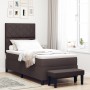 Cama con Base con Colchón y Banco Marrón Oscuro 90x190 cm Tela | Foro24.es | Tu tienda online para hogar, jardín y más Foro24.es