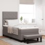 Cama Box Spring con Colchón y Banco Taupe 90x190 cm Tela | Foro24.es | Tu tienda online para hogar, jardín y más Foro24.es