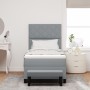 Cama con base con colchón y banco gris claro 90x200 cm tela | Foro24.es | Tu tienda online para hogar, jardín y más Foro24.es
