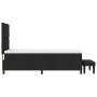 Cama con Somier con Colchón y Banco Negro 100x200 cm Tela de , Camas y somieres - Ref: Foro24-3344123, Precio: 385,71 €, Desc...