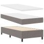Cama con Box Spring con Colchón & Banco Taupe 100x200 cm Tela | Foro24.es | Tu tienda online para hogar, jardín y más Foro24.es