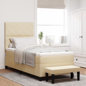 Comprar Cama tipo box spring con colchón y banco