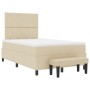Cama con Somier con Colchón y Banco Crema 120x200 cm Tela | Foro24.es | Tu tienda online para hogar, jardín y más Foro24.es