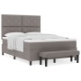 Cama con Base con Colchón y Banco Taupe 140x190 cm Tela | Foro24.es | Tu tienda online para hogar, jardín y más Foro24.es