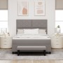 Cama con Base con Colchón y Banco Taupe 140x190 cm Tela | Foro24.es | Tu tienda online para hogar, jardín y más Foro24.es