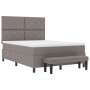 Cama con Base con Colchón y Banco Taupe 140x190 cm Tela | Foro24.es | Tu tienda online para hogar, jardín y más Foro24.es