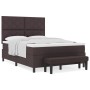 Cama con muelles y colchón marrón oscuro 140x200 cm tela | Foro24.es | Tu tienda online para hogar, jardín y más Foro24.es