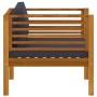 Muebles de jardín 7 pzas cojines madera maciza de acacia de vidaXL, Conjuntos de jardín - Ref: Foro24-3086906, Precio: 983,81...