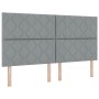 Cama Box Spring Gris Claro con Colchón y Banco 180x200 cm Tela | Foro24.es | Tu tienda online para hogar, jardín y más Foro24.es