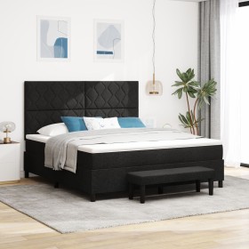 Comprar Cama Box Spring con Colchón y Banco Negra