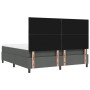 Cama con Box Spring de con Colchón & Banqueta Gris Oscuro 180x200 cm Tela | Foro24.es | Tu tienda online para hogar, jardín y más Foro24.es