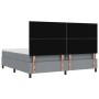 Cama con Somier y Colchón Gris Claro 200x200 cm Tela | Foro24.es | Tu tienda online para hogar, jardín y más Foro24.es