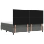 Cama con Box Spring con Colchón y Banco Gris Oscuro 200x200 cm Tela | Foro24.es | Tu tienda online para hogar, jardín y más Foro24.es