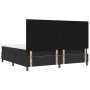 Cama con Somier y Colchón & Banco Negro 200x200 cm Tela de , Camas y somieres - Ref: Foro24-3344172, Precio: 782,97 €, Descue...