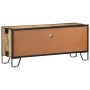 Mueble para TV de madera maciza de mango rugosa 110x31x46 cm en Muebles TV | Comprar online en Foru.es