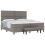 Cama Box Spring con Colchón y Banco Taupe 200x200 cm Tela | Foro24.es | Tu tienda online para hogar, jardín y más Foro24.es
