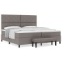 Cama Box Spring con Colchón y Banco Taupe 200x200 cm Tela | Foro24.es | Tu tienda online para hogar, jardín y más Foro24.es