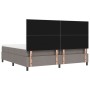 Cama Box Spring con Colchón y Banco Taupe 200x200 cm Tela | Foro24.es | Tu tienda online para hogar, jardín y más Foro24.es