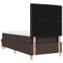 Cama con Somier con Colchón y Banco Marrón Oscuro 80x200 cm Tela | Foro24.es | Tu tienda online para hogar, jardín y más Foro24.es