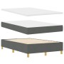 Cama con Base de Resortes con Colchón y Banco Gris Oscuro 120x190 cm Tela | Foro24.es | Tu tienda online para hogar, jardín y más Foro24.es
