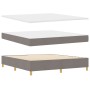 Cama Box Spring  con colchón y banco Taupe 180x200 cm Tela | Foro24.es | Tu tienda online para hogar, jardín y más Foro24.es