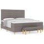 Cama Box Spring  con colchón y banco Taupe 180x200 cm Tela | Foro24.es | Tu tienda online para hogar, jardín y más Foro24.es