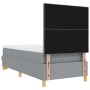 Cama Box Spring con Colchón y Banco Gris Claro 80x200 cm Tela de , Camas y somieres - Ref: Foro24-3344254, Precio: 340,39 €, ...