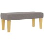 Cama Box Spring  con colchón y banco Taupe 90x190 cm de tela | Foro24.es | Tu tienda online para hogar, jardín y más Foro24.es