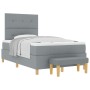 Cama con Somier con Colchón y Banco Gris Claro 120x190 cm Tela | Foro24.es | Tu tienda online para hogar, jardín y más Foro24.es