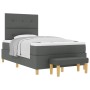 Cama Box Spring con Colchón y Banco Gris Oscuro 120x190 cm Tela | Foro24.es | Tu tienda online para hogar, jardín y más Foro24.es