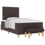 Cama Box Spring con Colchón y Banco Marrón Oscuro 120x190 cm Tela | Foro24.es | Tu tienda online para hogar, jardín y más Foro24.es