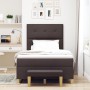 Cama Box Spring con Colchón y Banco Marrón Oscuro 120x190 cm Tela | Foro24.es | Tu tienda online para hogar, jardín y más Foro24.es