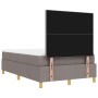 Cama de base de caja con colchón y banco taupe 120x190 cm tela | Foro24.es | Tu tienda online para hogar, jardín y más Foro24.es