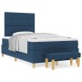 Cama con Base con Colchón y Banco Azul 120x190 cm Tela de , Camas y somieres - Ref: Foro24-3344288, Precio: 419,20 €, Descuen...