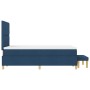Cama con Base con Colchón y Banco Azul 120x190 cm Tela de , Camas y somieres - Ref: Foro24-3344288, Precio: 419,20 €, Descuen...