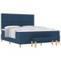 Cama Box Spring con Colchón y Banco Azul 180x200 cm Tela | Foro24.es | Tu tienda online para hogar, jardín y más Foro24.es