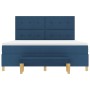 Cama Box Spring con Colchón y Banco Azul 180x200 cm Tela | Foro24.es | Tu tienda online para hogar, jardín y más Foro24.es