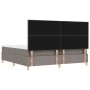 Cama Box Spring  con colchón y banco Taupe 200x200 cm Tela | Foro24.es | Tu tienda online para hogar, jardín y más Foro24.es