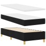 Cama con Base de Muelles con Colchón y Banco Negra 80x200 cm Tela | Foro24.es | Tu tienda online para hogar, jardín y más Foro24.es