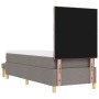 Cama con Box Spring con Colchón y Banco Taupe 80x200 cm Tela | Foro24.es | Tu tienda online para hogar, jardín y más Foro24.es