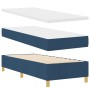 Cama con Box Spring con Colchón y Banco Azul 80x200 cm Tela de , Camas y somieres - Ref: Foro24-3344337, Precio: 355,73 €, De...