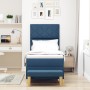 Cama con Box Spring con Colchón y Banco Azul 80x200 cm Tela de , Camas y somieres - Ref: Foro24-3344337, Precio: 355,73 €, De...
