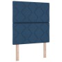 Cama con Box Spring con Colchón y Banco Azul 80x200 cm Tela de , Camas y somieres - Ref: Foro24-3344337, Precio: 355,73 €, De...