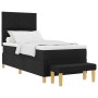 Cama Box Spring con Colchón y Banco Negro 100x200 cm Tela de , Camas y somieres - Ref: Foro24-3344354, Precio: 371,06 €, Desc...